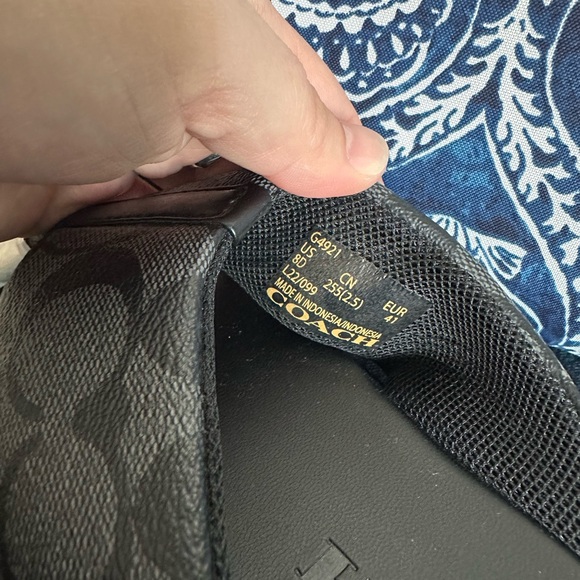 Coach Signature Black Sandals - Picture 5 of 7
